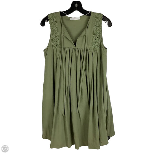 Dress Casual Short By Ces Femme In Green, Size: S