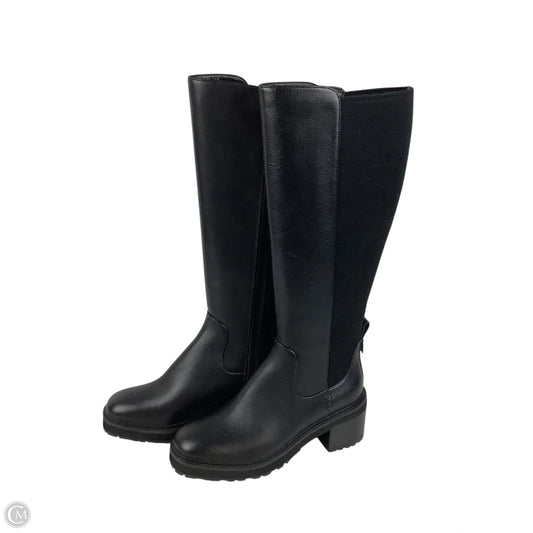 Boots Knee Heels By Cole-haan In Black, Size: 7.5