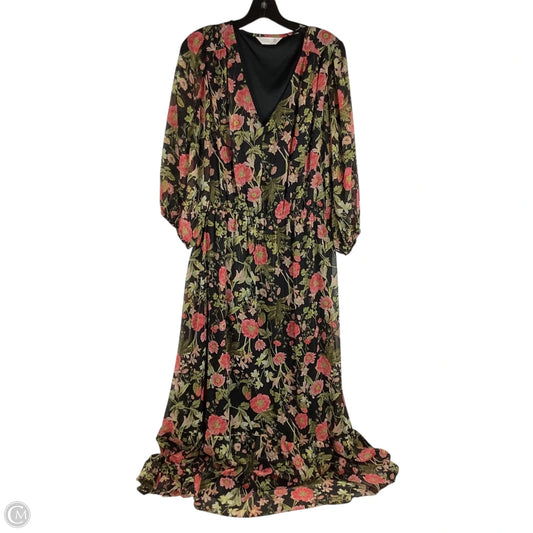 Dress Party Long By Lc Lauren Conrad In Floral Print, Size: Xxl