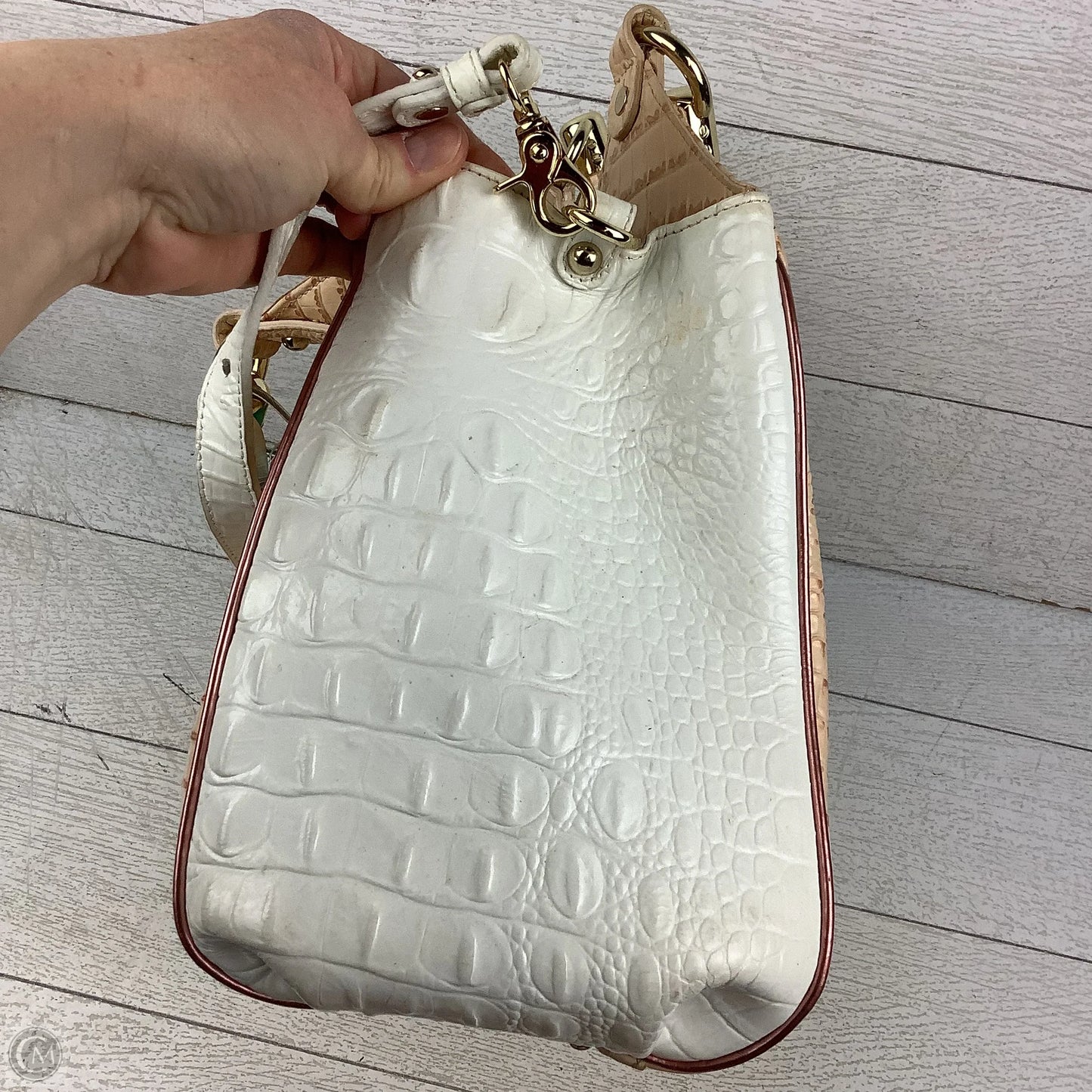 Handbag Designer By Brahmin, Size: Medium