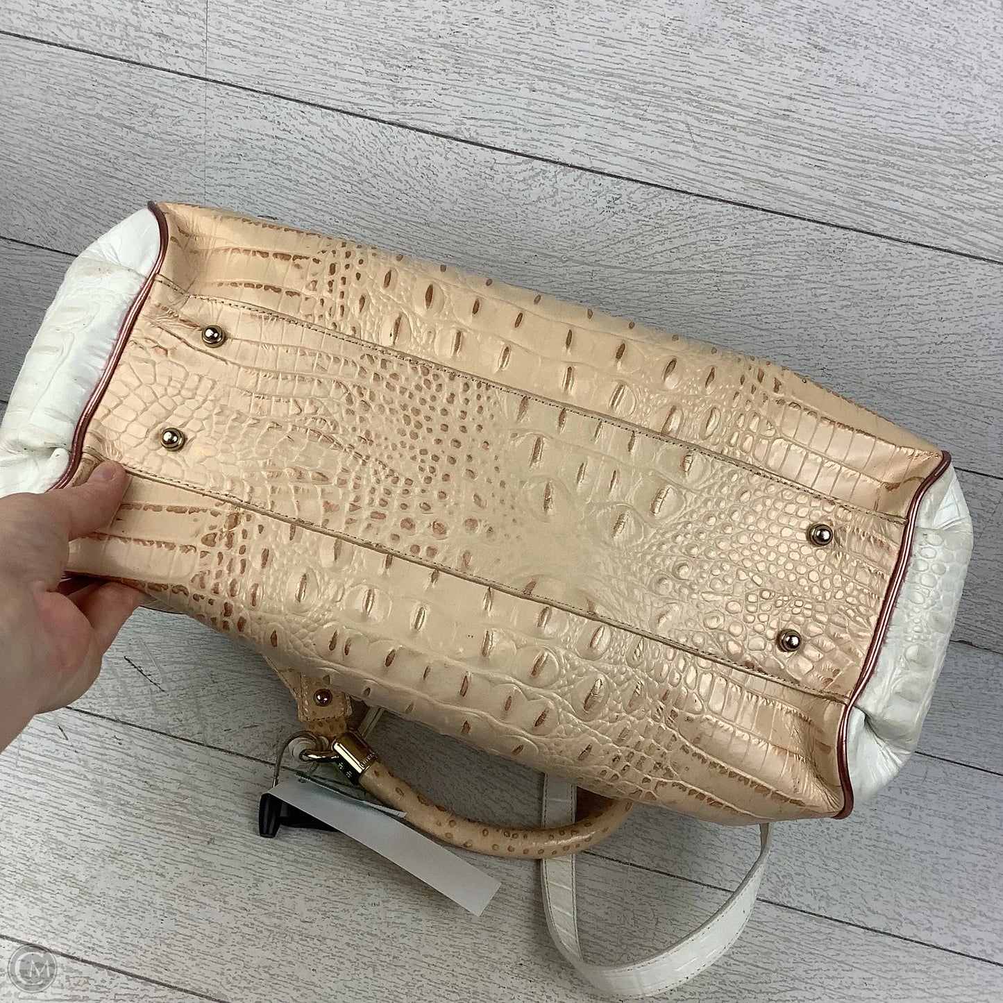 Handbag Designer By Brahmin, Size: Medium