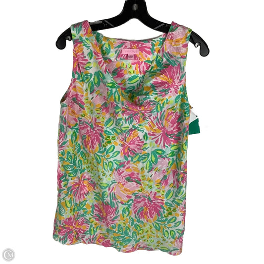 Top Sleeveless Designer By Lilly Pulitzer In Multi-colored, Size: M