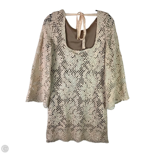 Dress Party Midi By Skies Are Blue In Cream, Size: Xs