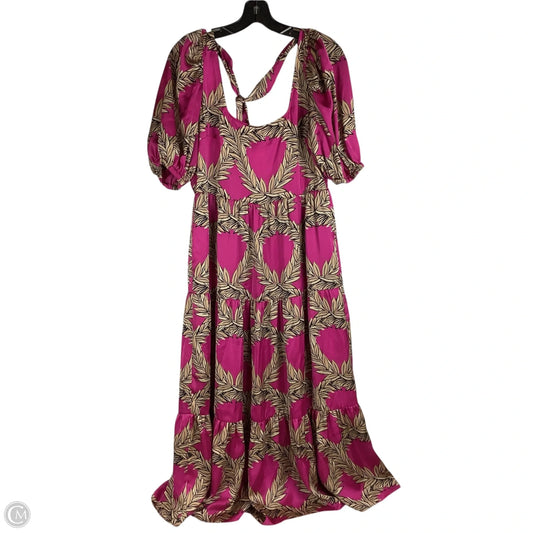 Dress Casual Maxi By Cmc In Pink, Size: S