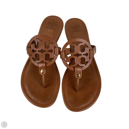 Sandals Designer By Tory Burch In Brown, Size: 9.5