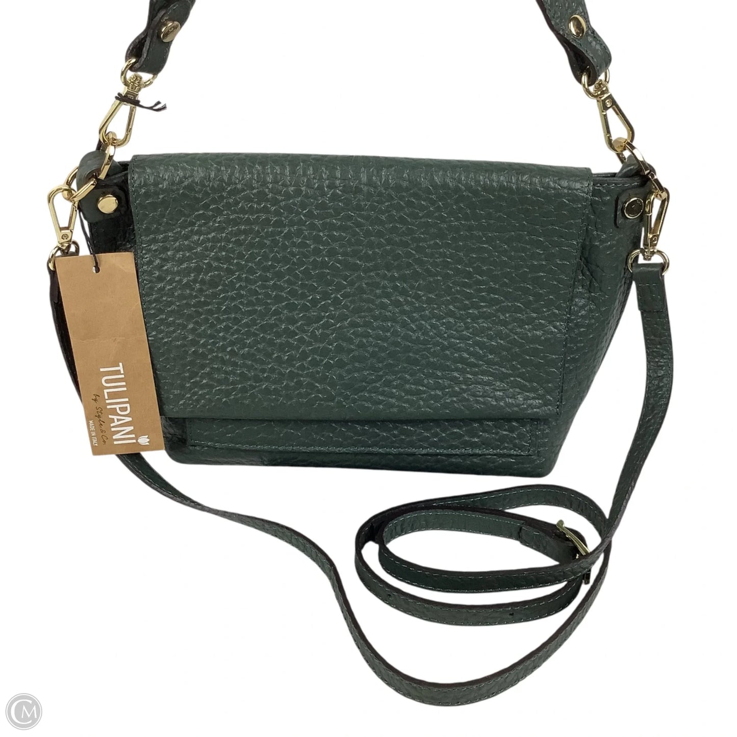 Handbag Leather By Cmc, Size: Medium