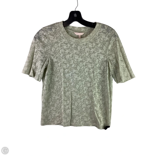Top Short Sleeve By Rebecca Taylor In Green, Size: S