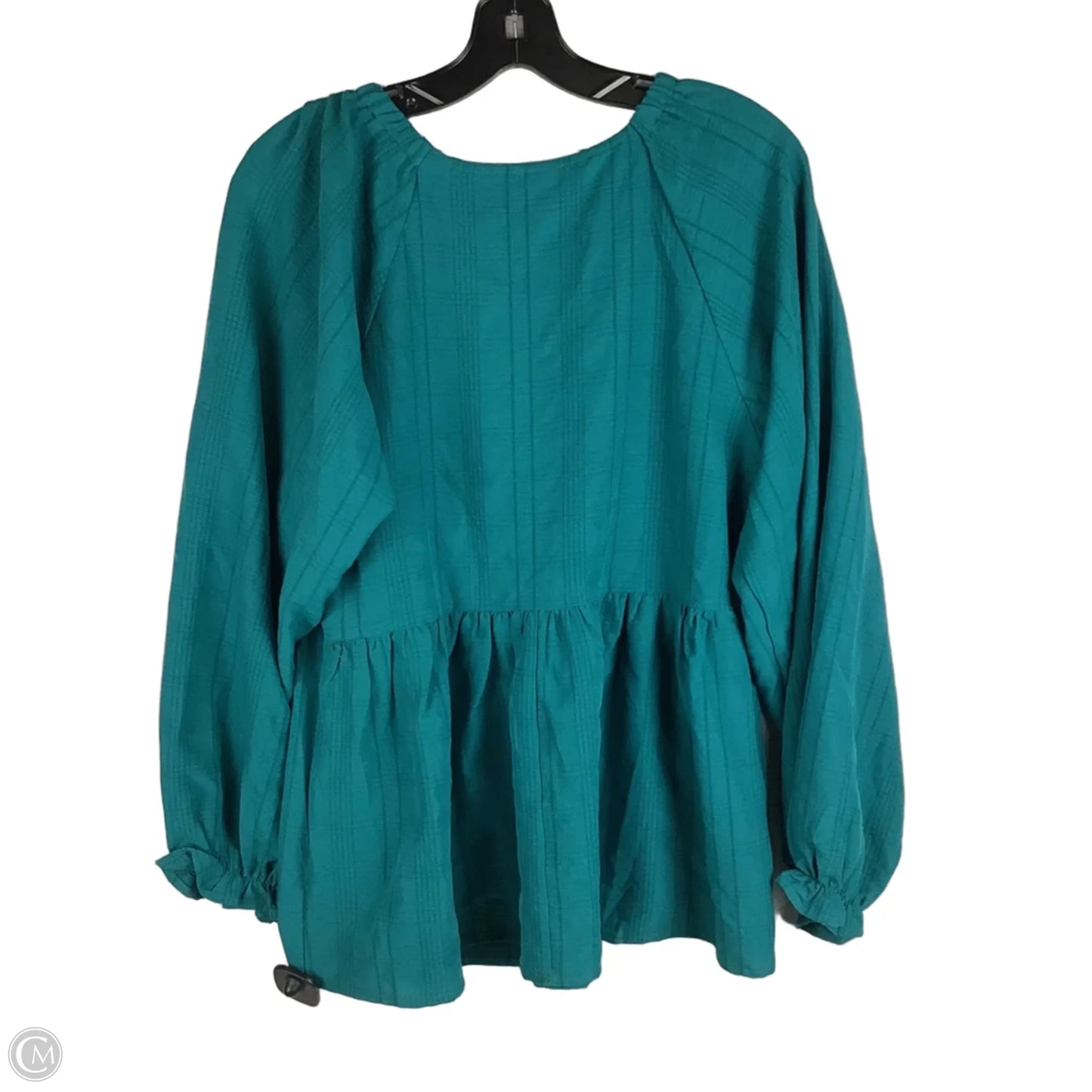 Top Long Sleeve By 143 Story In Green, Size: L