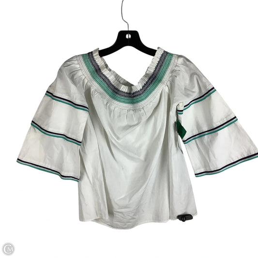 Top Short Sleeve By Crown And Ivy In White, Size: S