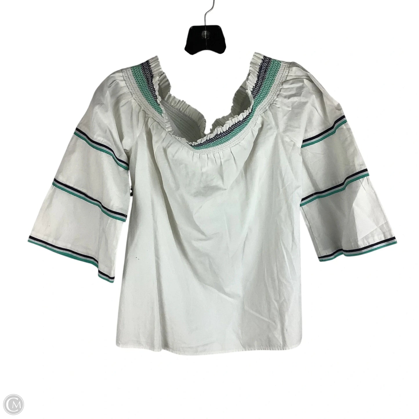 Top Short Sleeve By Crown And Ivy In White, Size: S