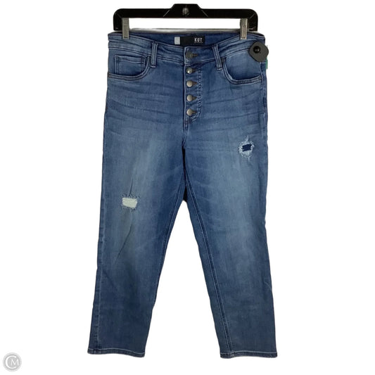 Jeans Straight By Kut In Blue, Size: 6