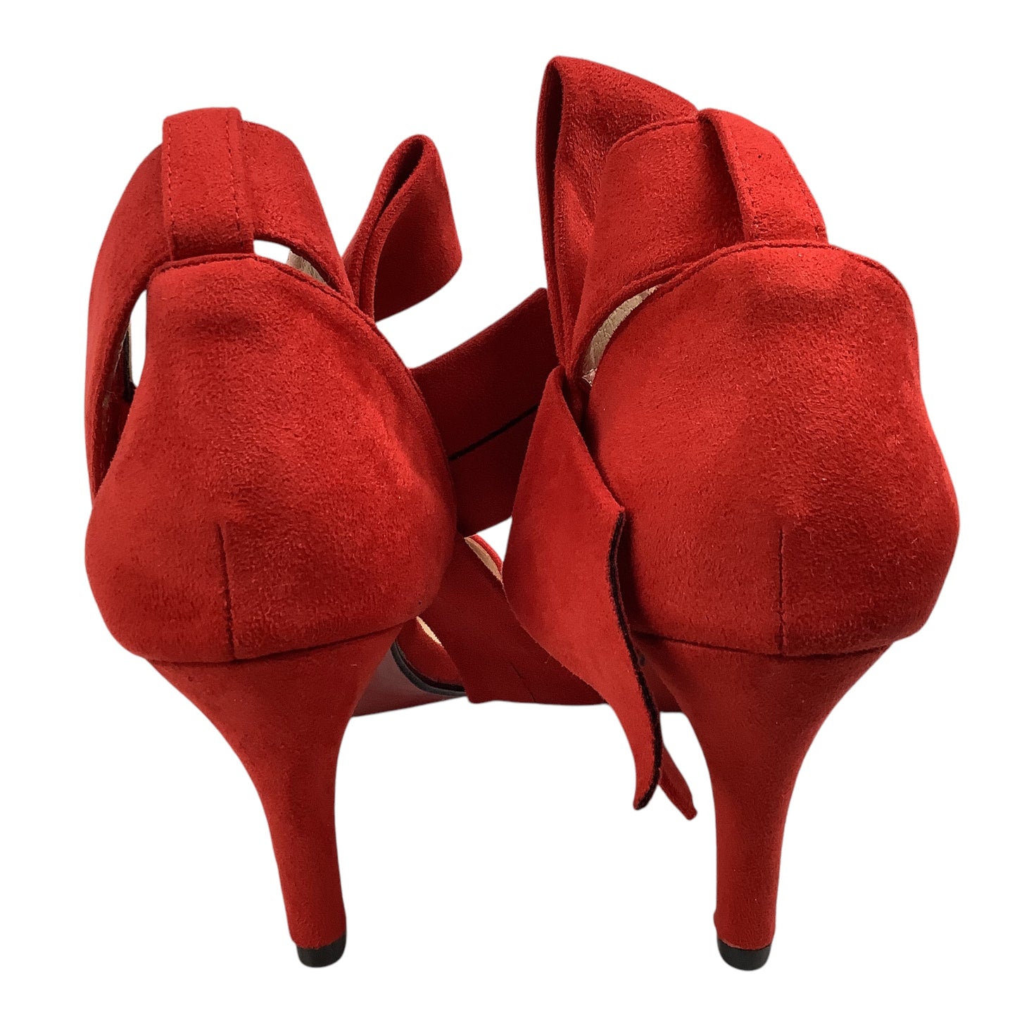 Shoes Heels Stiletto By Clothes Mentor In Red, Size: 10/41