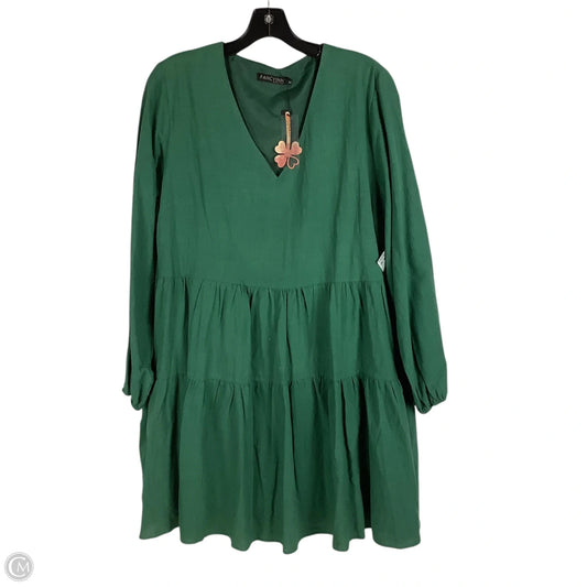 Dress Casual Short By Cmc In Green, Size: Xl