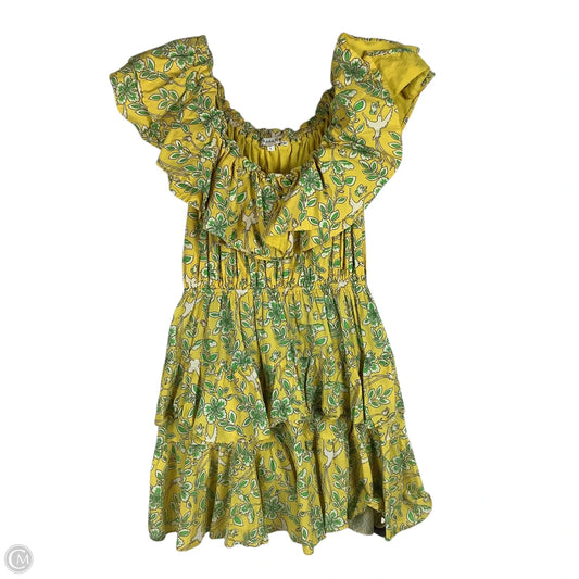 Dress Party Short By Rhode In Yellow, Size: L (fitted)