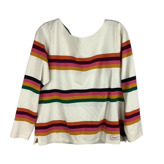 Top Long Sleeve By Talbots In Multi-colored, Size: L