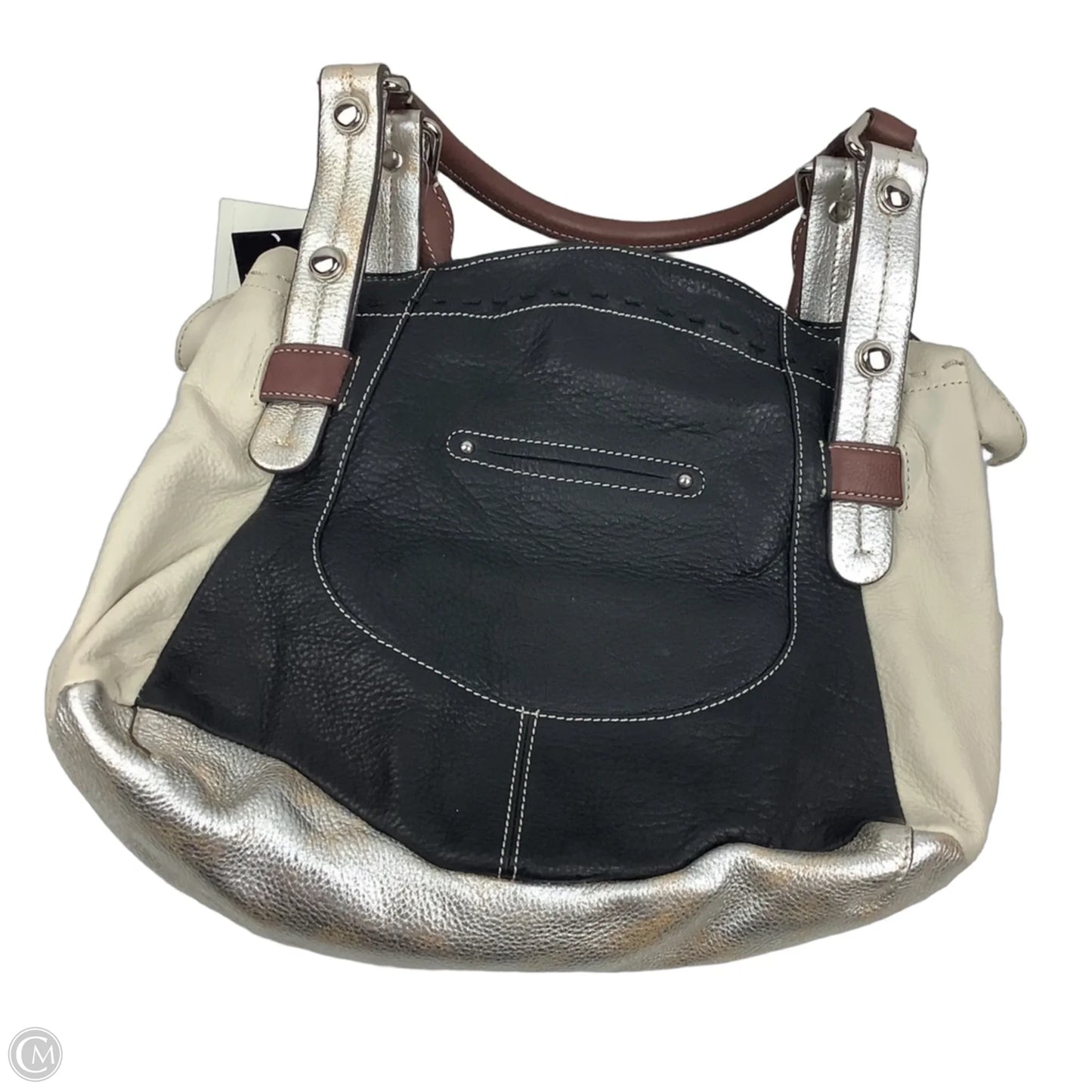 Handbag Leather By Makowsky, Size: Small