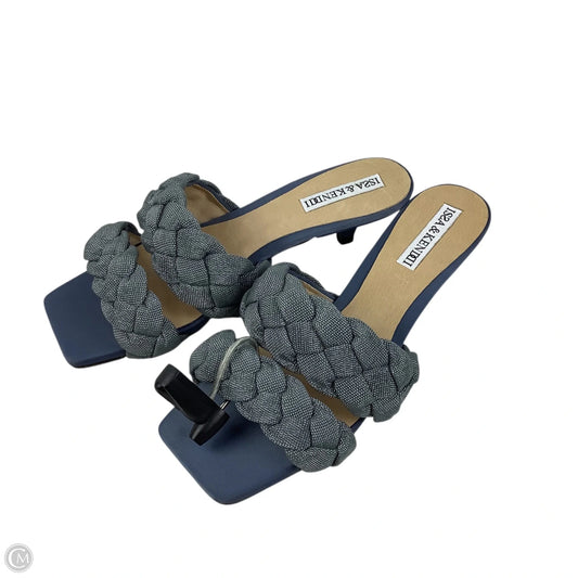 Sandals Heels Kitten By Cmc In Grey, Size: 37