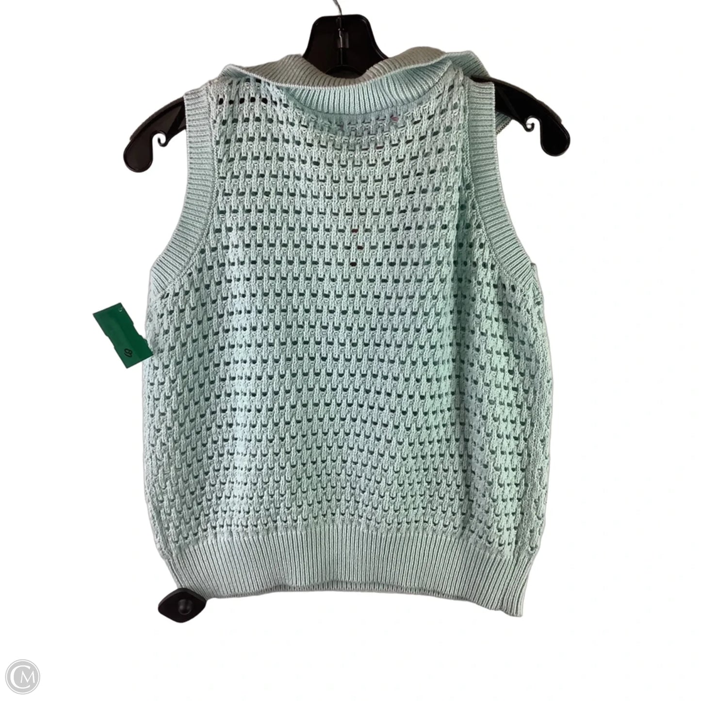 Top Sleeveless By Simply Southern In Teal, Size: L