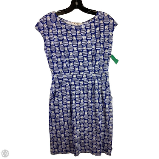 Dress Casual Midi By Boden In Blue, Size: 4