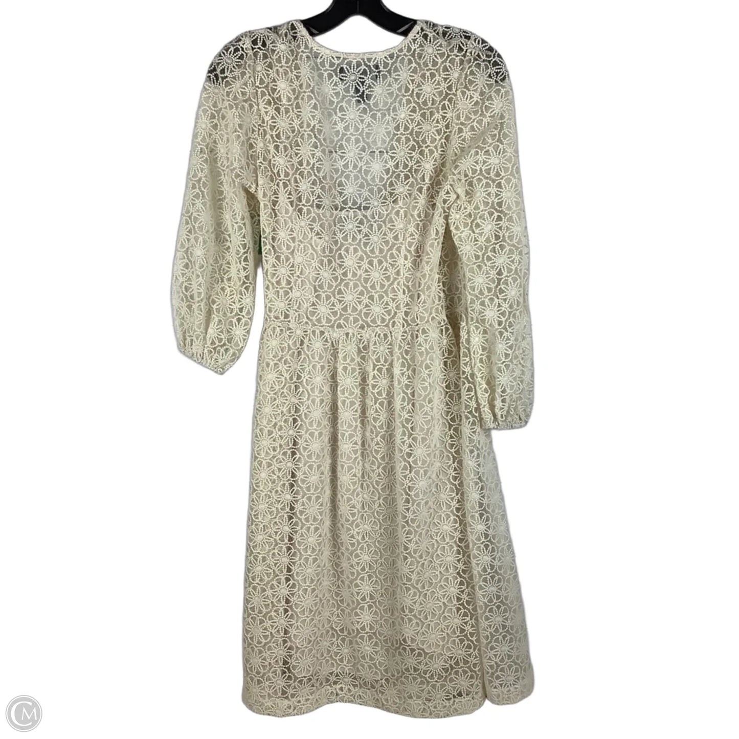 Dress Casual Midi By Modcloth In Cream, Size: S