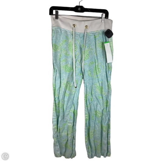Pants Designer By Lilly Pulitzer In Blue & Green, Size: S