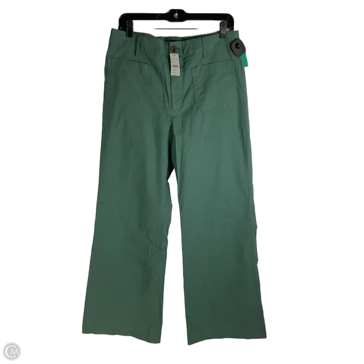 Pants Wide Leg By J. Crew In Green, Size: 30