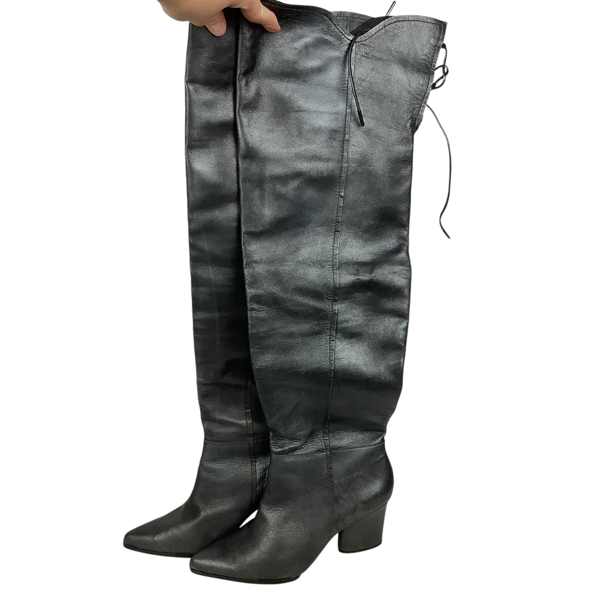 Boots Knee Heels By Donald Pliner Size: – Clothes Mentor