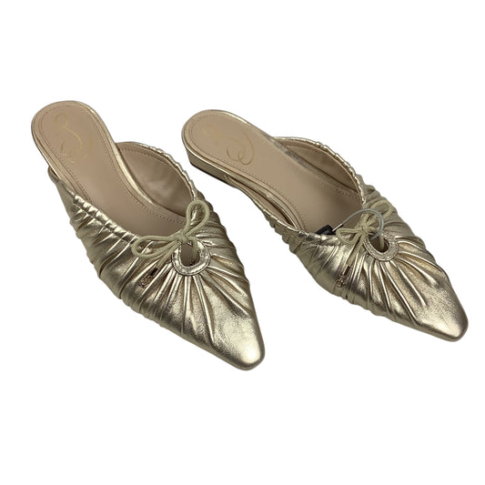 Shoes Flats By Sam Edelman In Gold, Size: 6