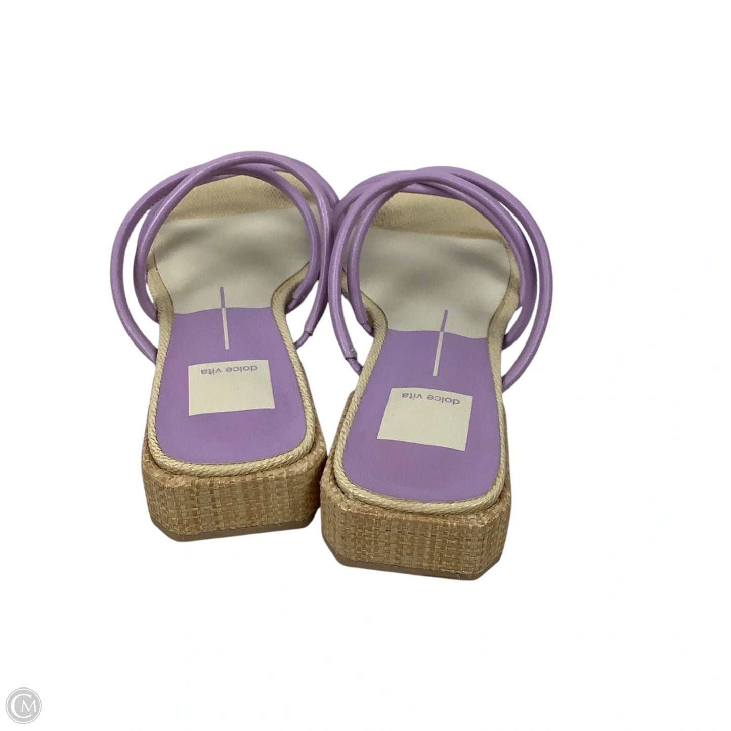 Sandals Heels Block By Dolce Vita In Purple, Size: 7