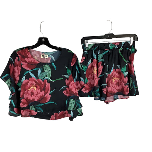 Shorts Set By Show Me Your Mumu In Floral Print, Size: S & M