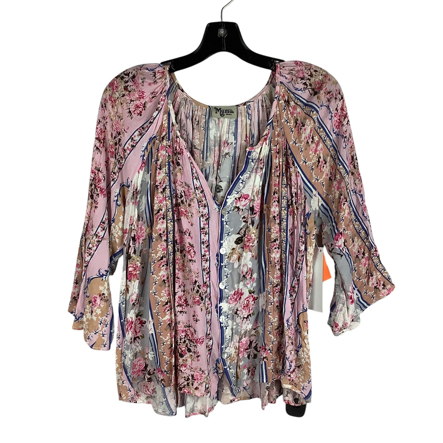 Top Short Sleeve By Show Me Your Mumu In Floral Print, Size: S