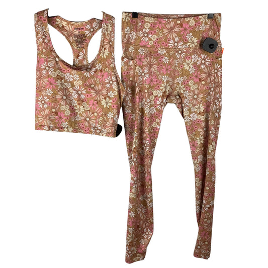 Athletic Pants 2pc By Clothes Mentor In Floral Print, Size: S