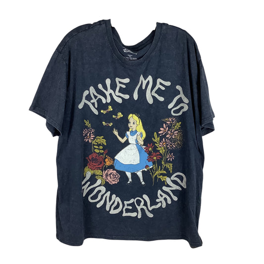 Top Short Sleeve By Disney Store In Navy, Size: Xxl