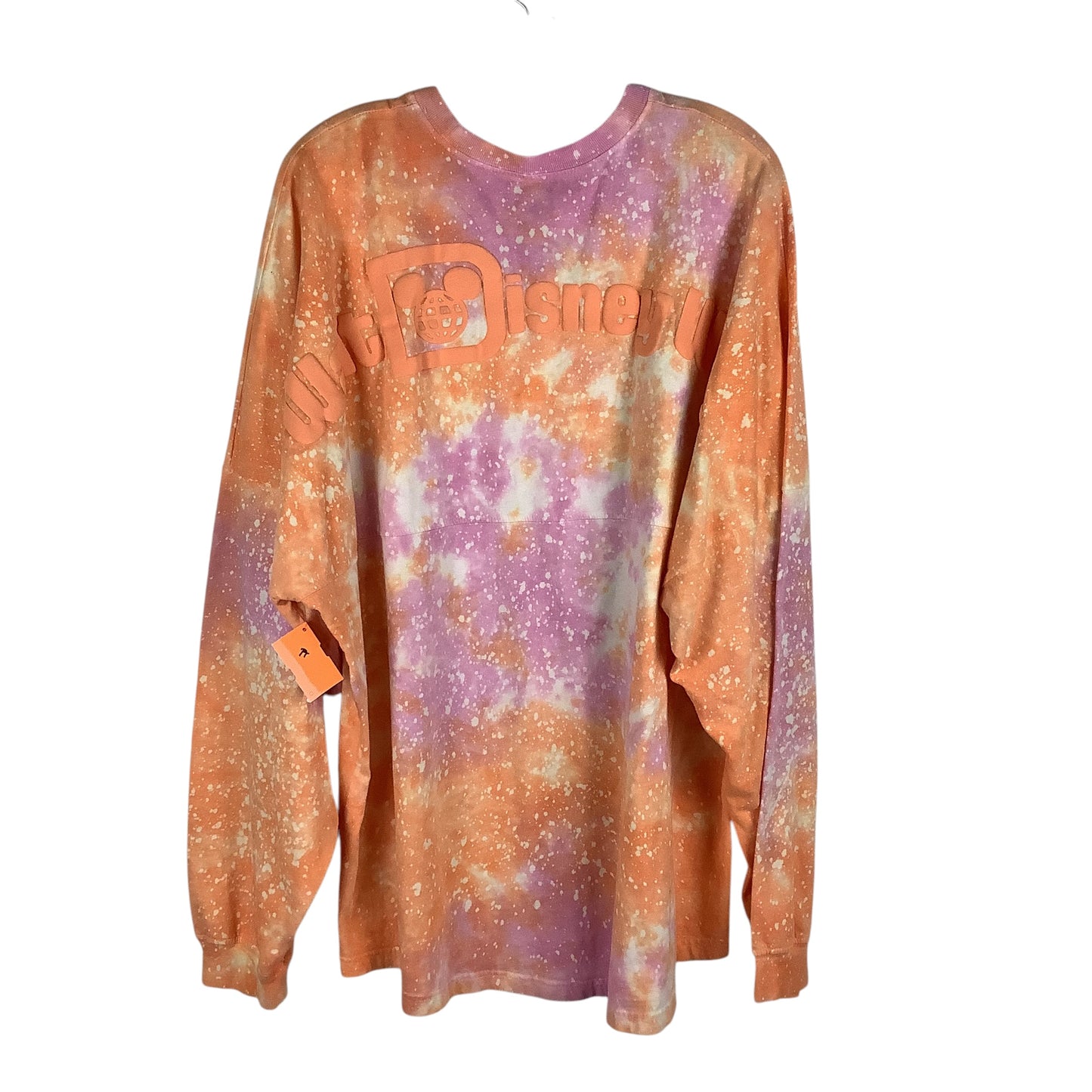 Top Long Sleeve By Disney Store In Tie Dye Print, Size: Xxl