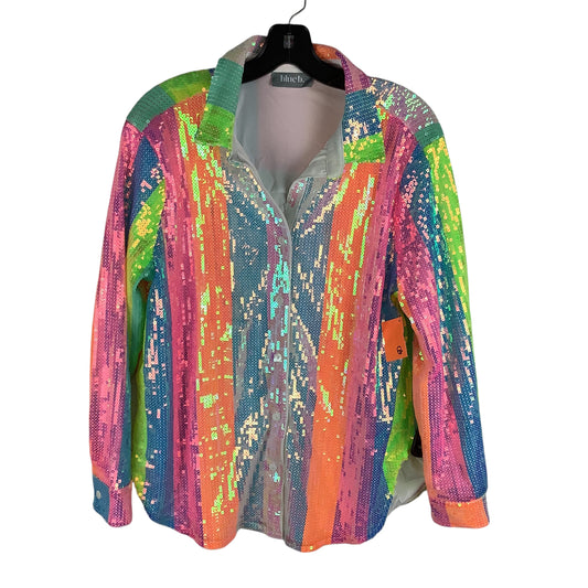 Top Long Sleeve By Blue B In Multi-colored, Size: L