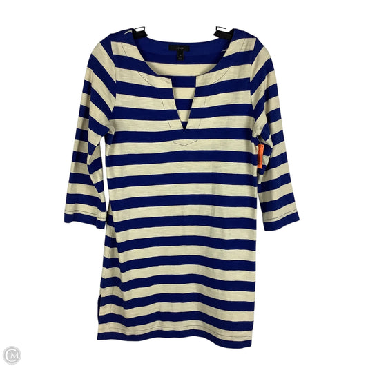 Top Long Sleeve By J. Crew In Striped Pattern, Size: Xs