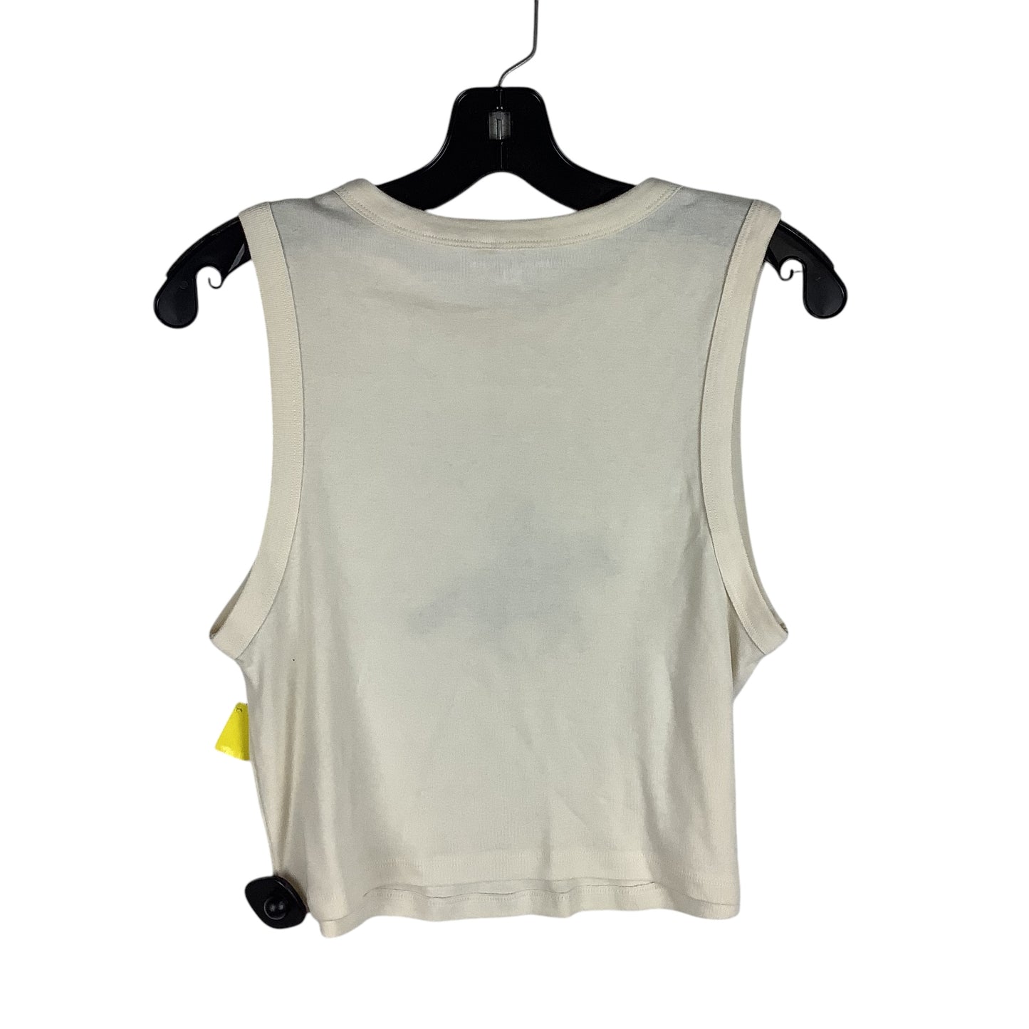 Top Sleeveless By Clothes Mentor In Cream, Size: Xl