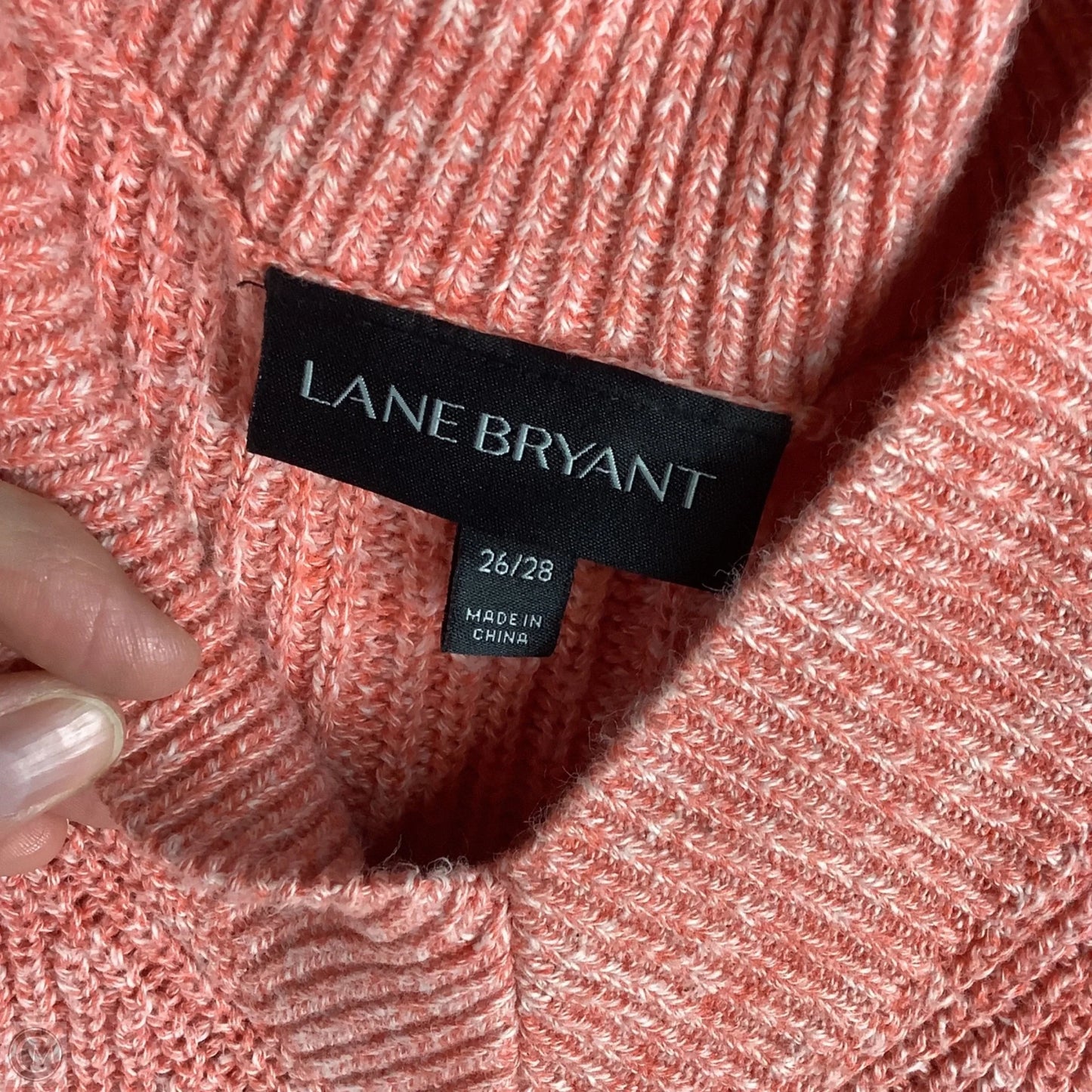 Sweater By Lane Bryant In Pink, Size: 26/28