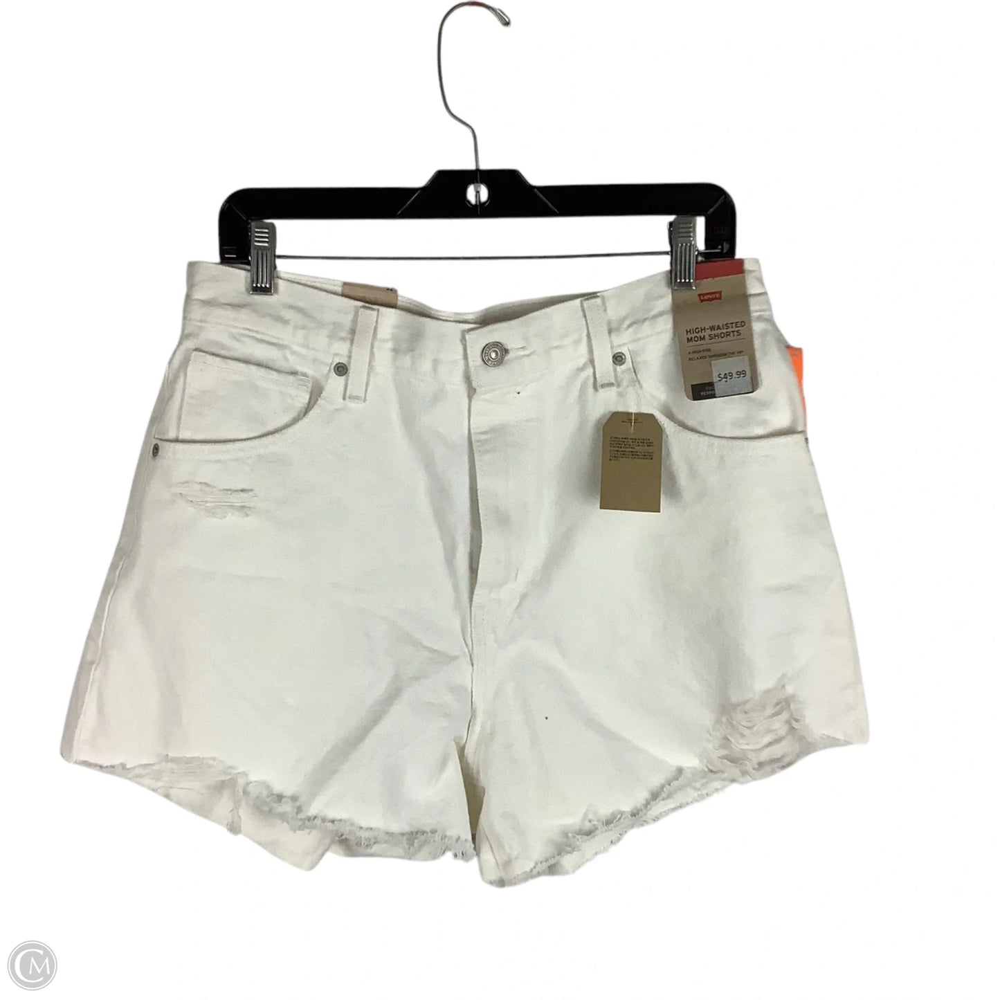 Shorts By Levis In White, Size: 12 (32)