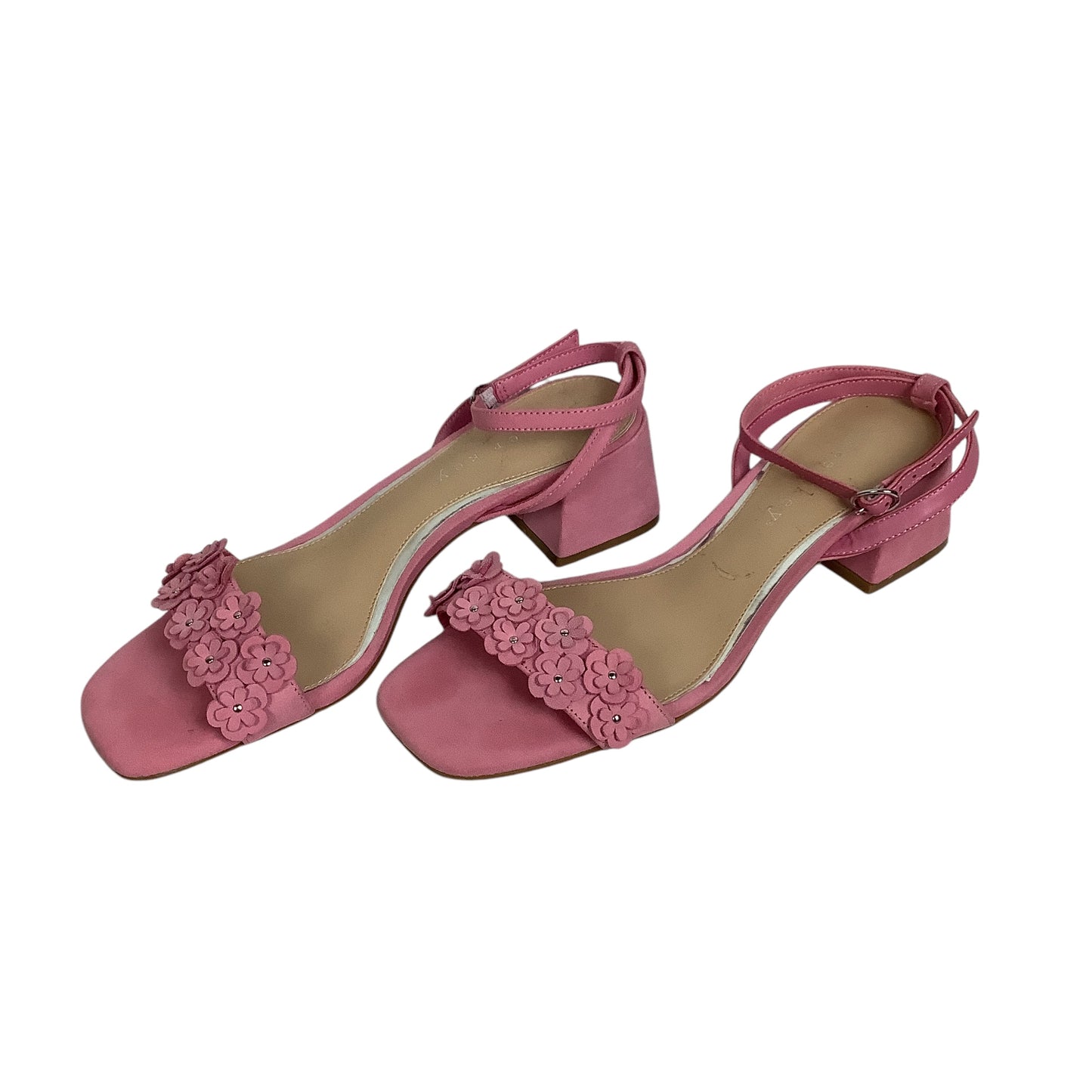 Shoes Heels Block By Copper Key In Pink, Size: 9