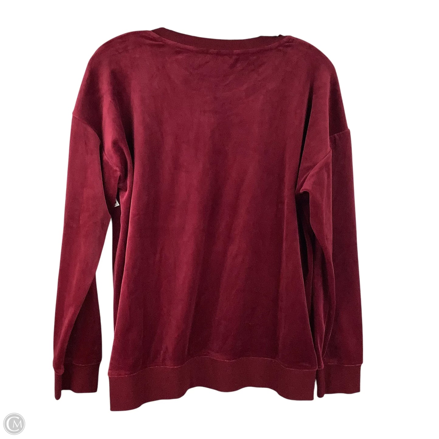 Top Long Sleeve By Crown And Ivy In Maroon, Size: M