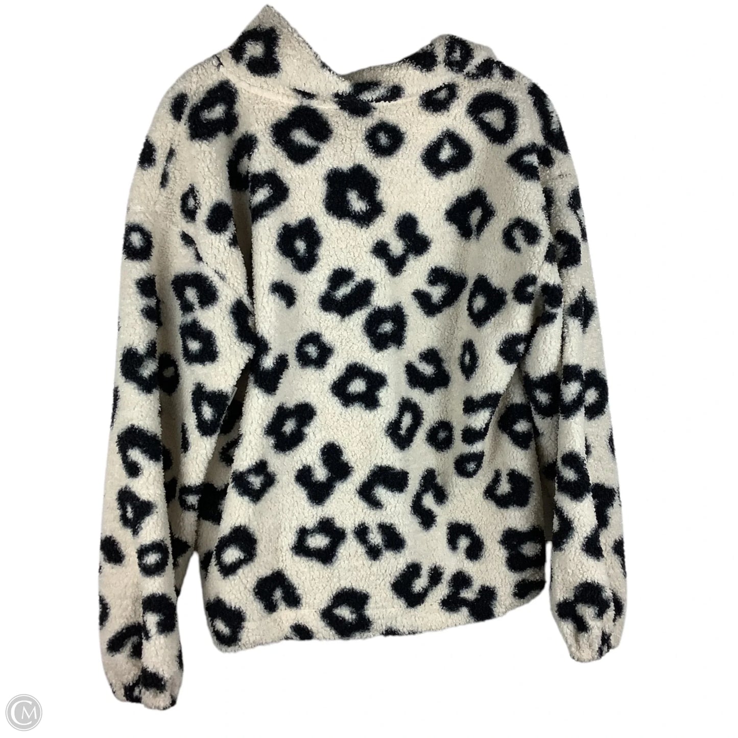 Sweatshirt Collar By Loft In Animal Print, Size: M