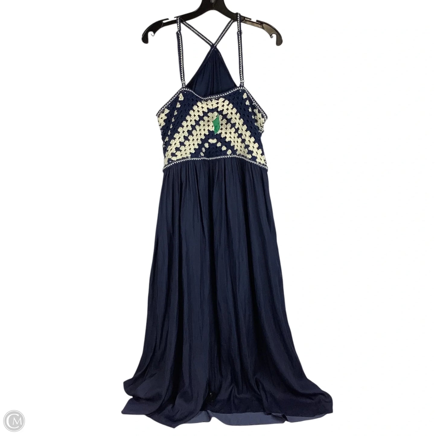 Dress Casual Maxi By Skies Are Blue In Navy, Size: L