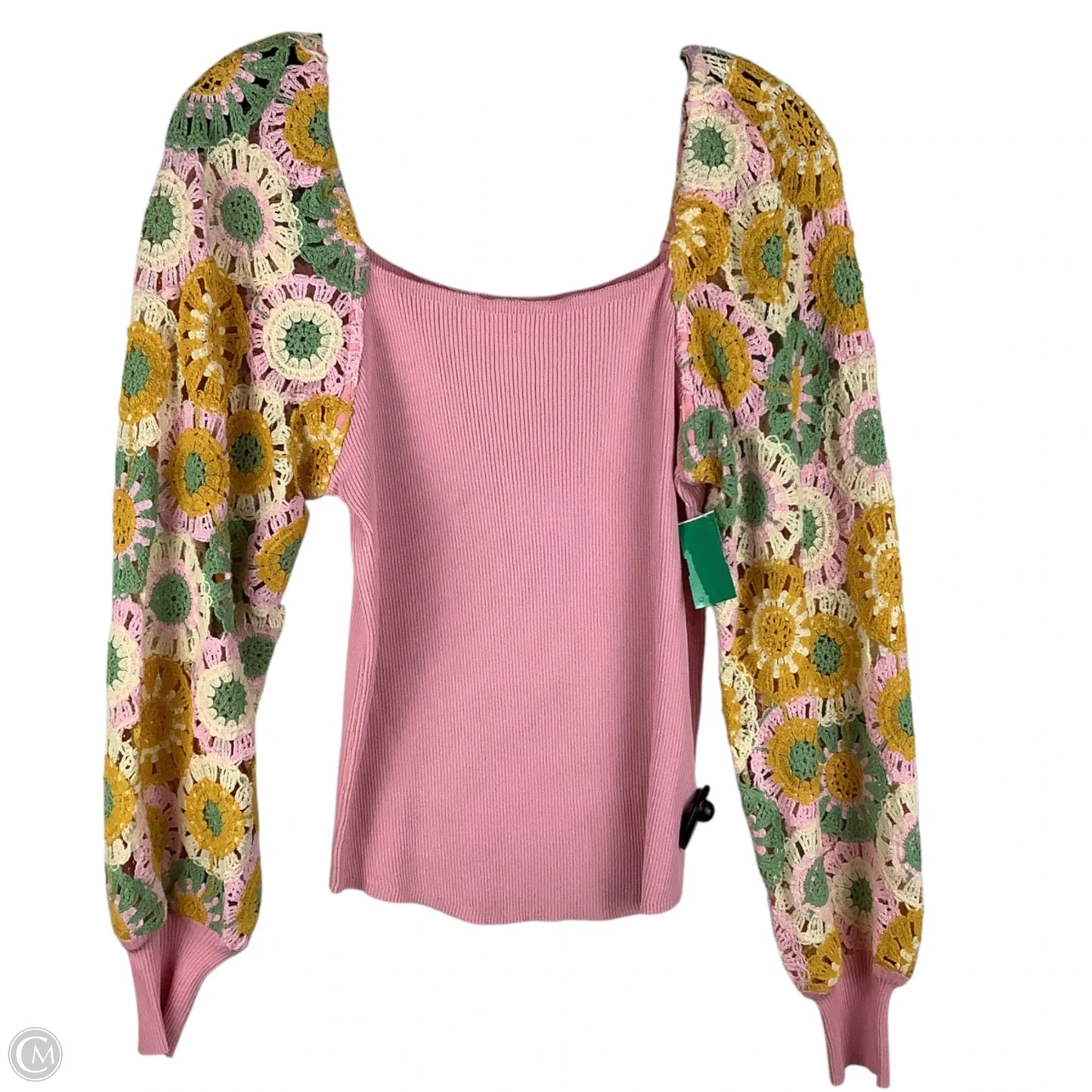 Top Long Sleeve By Entro In Pink, Size: L