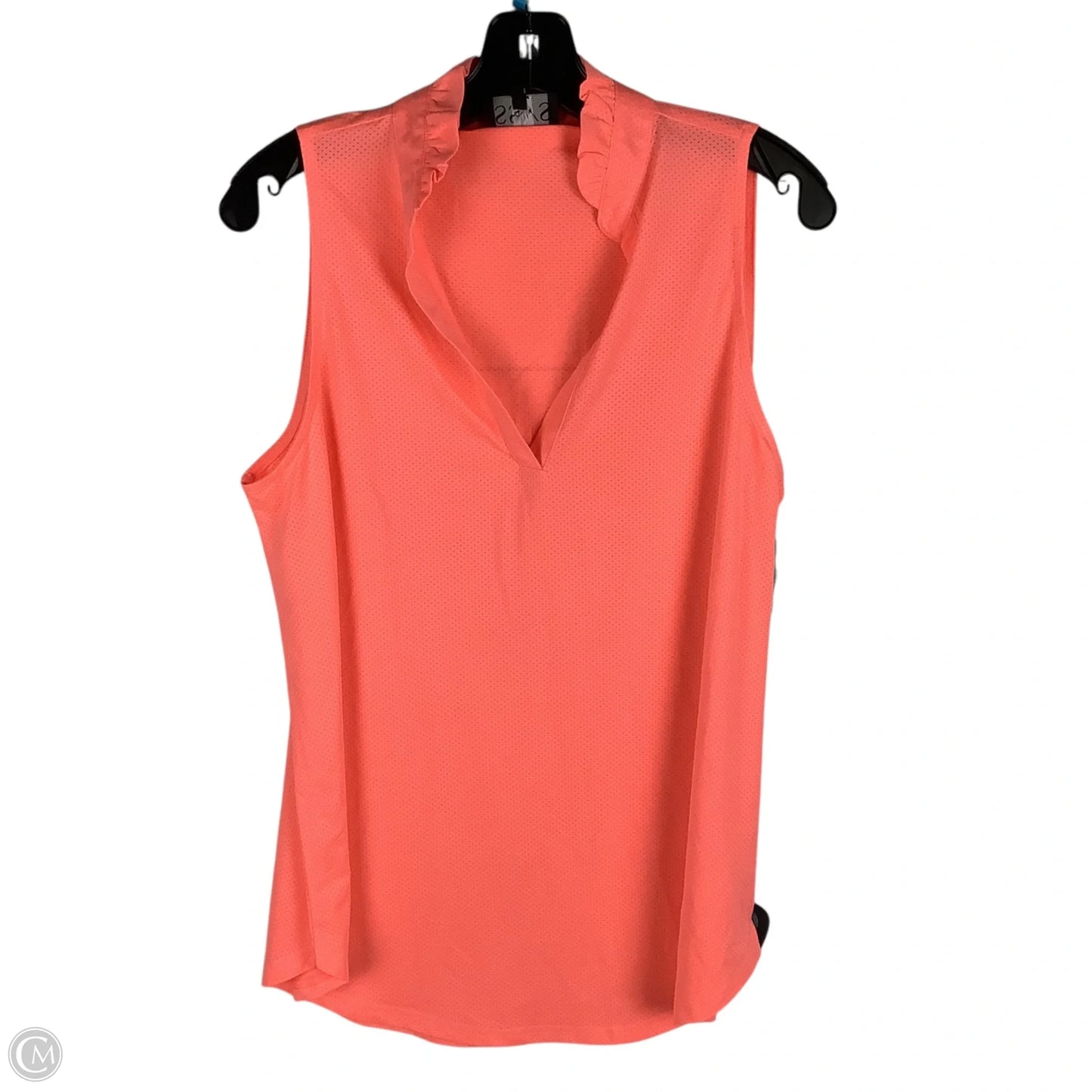 Athletic Tank Top By Clothes Mentor In Coral, Size: L