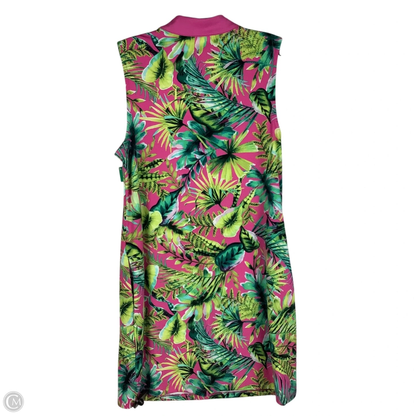 Athletic Dress By Tommy Bahama In Green & Pink, Size: L