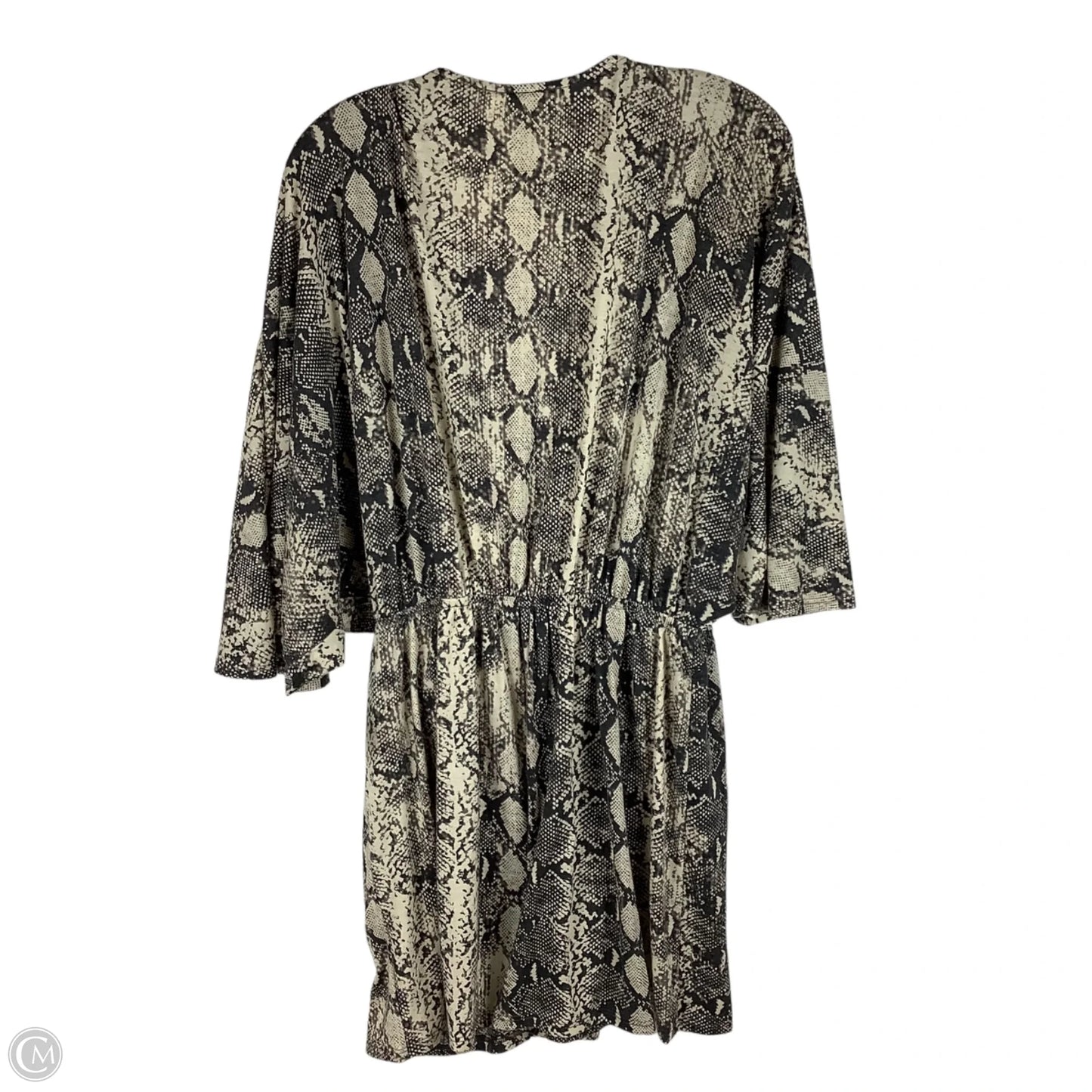 Romper By Clothes Mentor In Snakeskin Print, Size: L