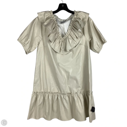 Dress Party Midi By Clothes Mentor In Cream, Size: L