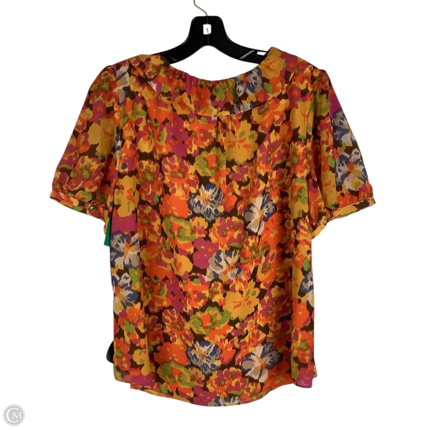 Top Short Sleeve By J. Crew In Multi-colored, Size: L