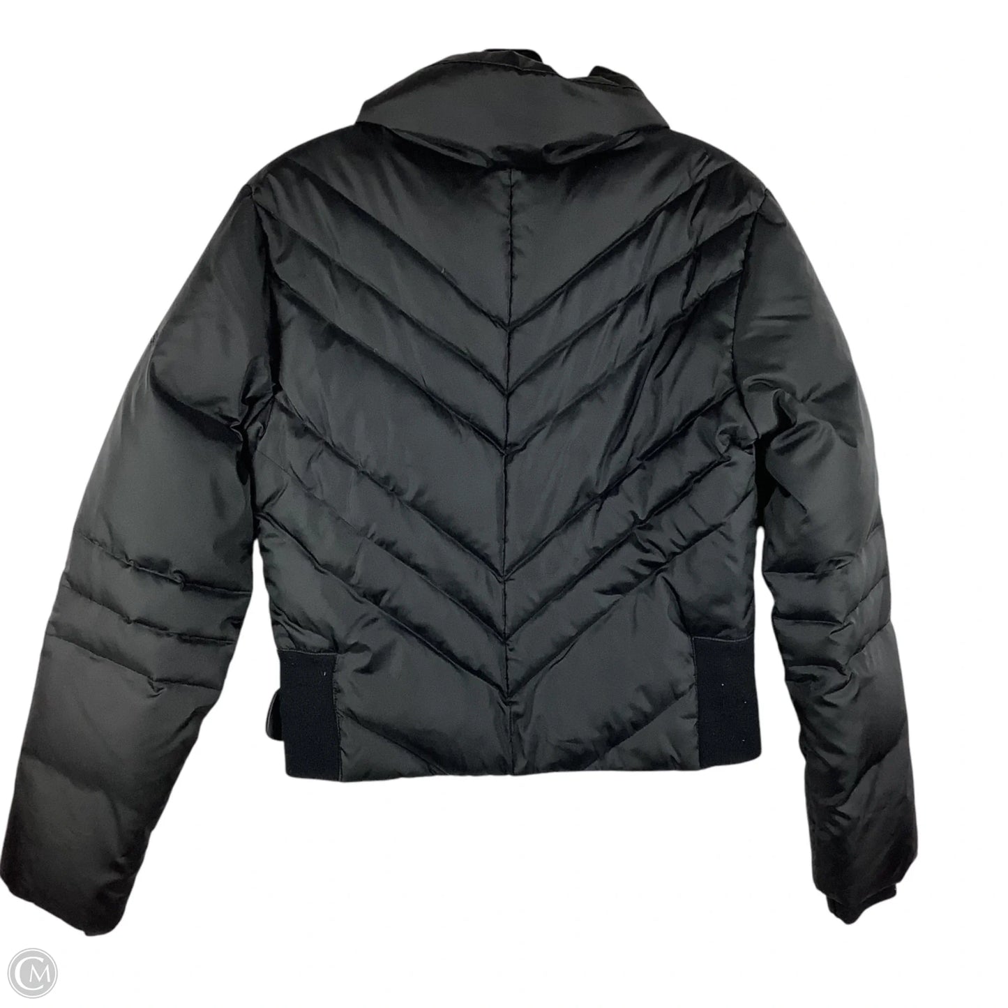 Coat Puffer & Quilted By Guess In Black, Size: S